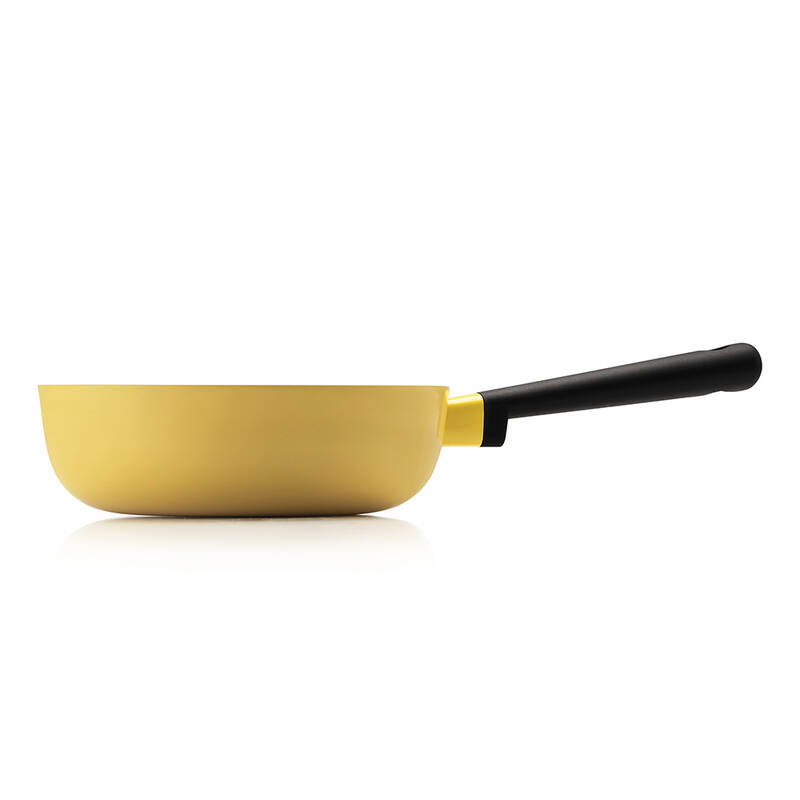 Chảo Sâu Lòng Decor LocknLock, 22cm - Màu Vàng - LDE1225IH, , large image number null